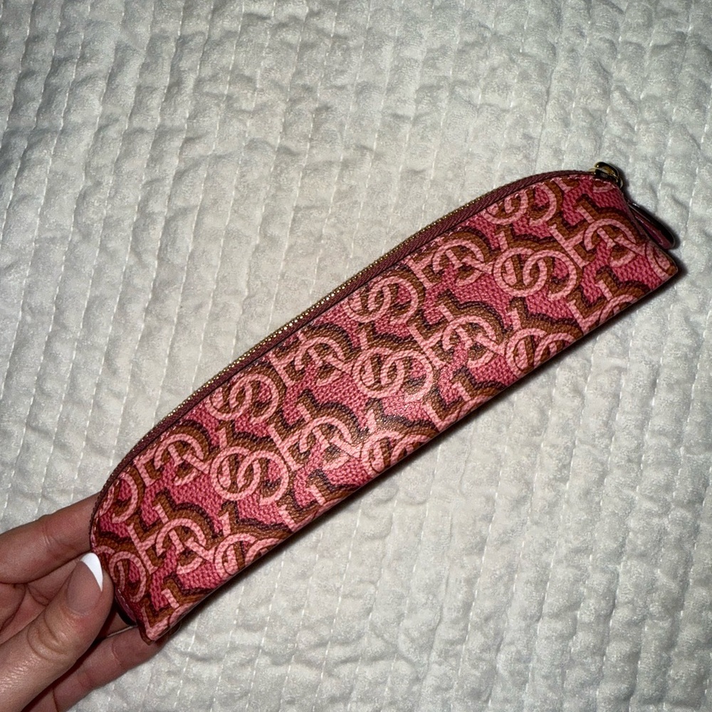 Coach Pink Pencil Pouch